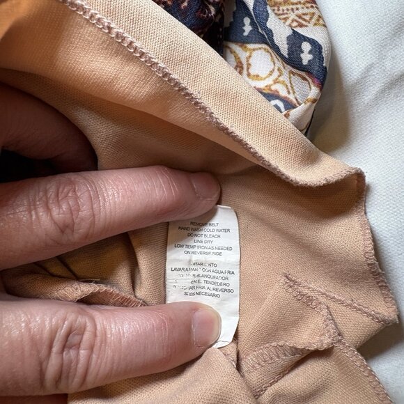 City Triangles Maxi Halter Dress Size‎ Small Patchwork Tribal Boho Lined - Picture 9 of 10